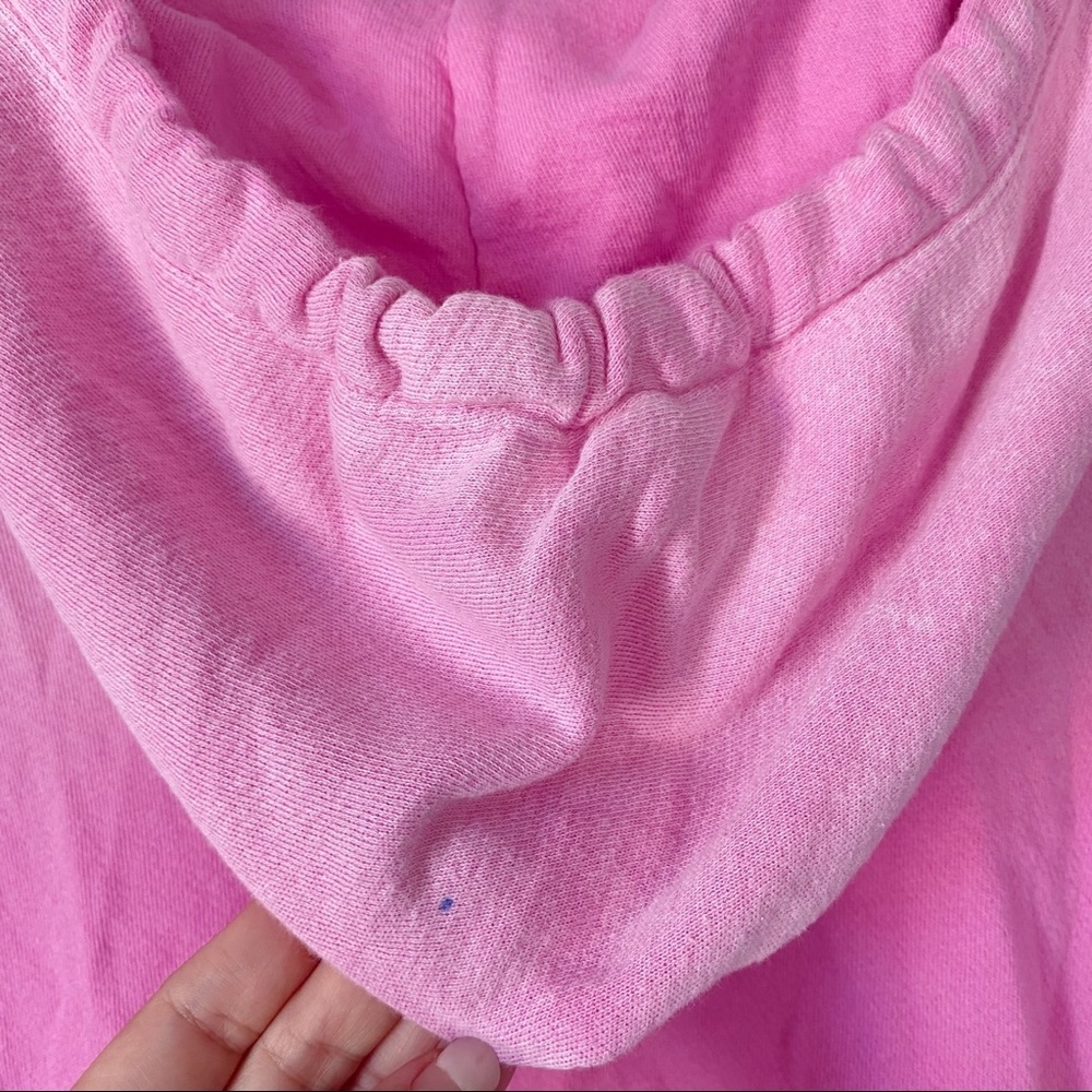 NWT‎ Michael Lauren Gower Sweatshirt Drawstring Hoodie Sweater Pullover Pink M - Picture 6 of 11
